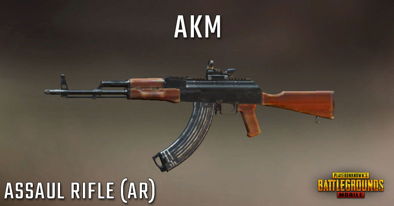 تفنگ کلاش akm در پابجی