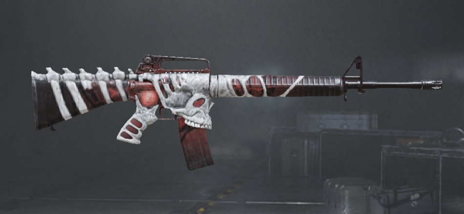 اسکین Blood and Bones برای سلاح M16A4
